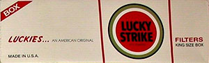 Блок от сигарет Lucky Strike